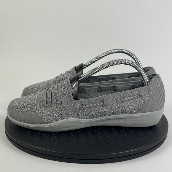 Skechers Newbury ST Gray Comfort Slip On Shoes 100174 Women’s Size 9.5 - Picture 8 of 12